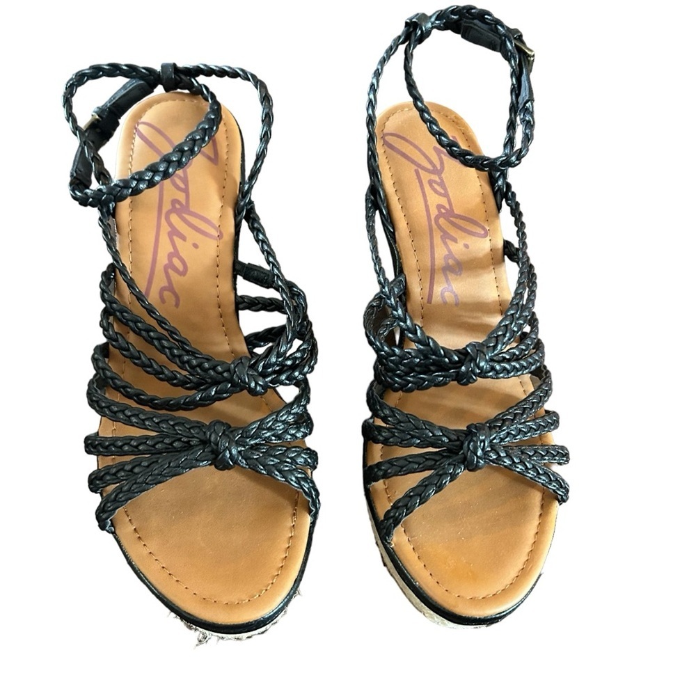 Zodiac Shana Espadrille Wedge Sandal Size 10 - Picture 2 of 9